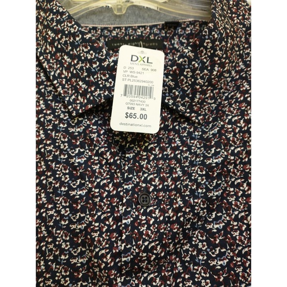 Men's Twenty Eight Degrees Button Up All Over Floral Print 3XL - Picture 4 of 8